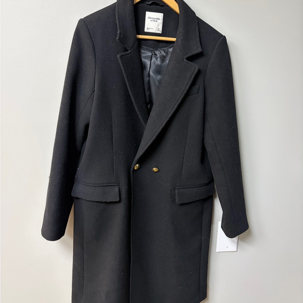 Abercrombie & Fitch Classic Black Coat
